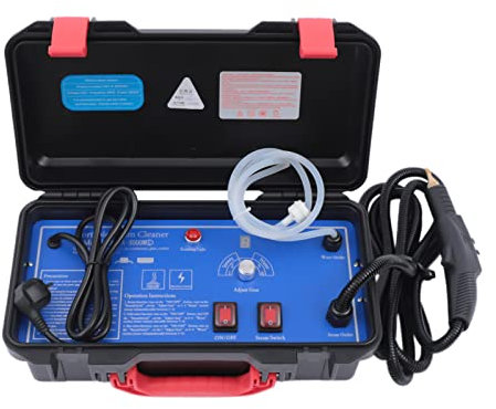 Nettoyeur vapeur haute pression, 3000 W, 3-3,5 bar, machine de nettoyage à vapeur haute pression pour cuisine, salle de bain, siège auto, meubles, ustensiles de cuisine, carrelage, volets roulants