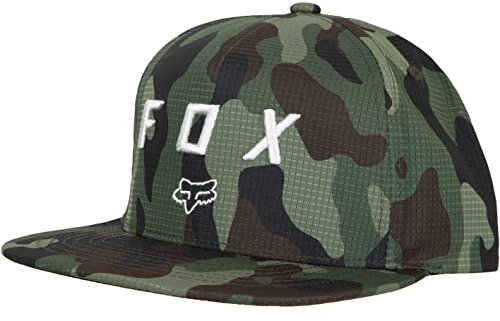 Fox Vzns Camo Tech Snapback Cap (Green, one Size)