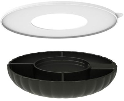 ZIRYXQ Silikon-Snack-Tablett für Stanley 1,2 l Becher, Snackschale mit Deckel für Stanley-Becher, Snackschalen-Halter, Snack-Halter für Stanley-Becher
