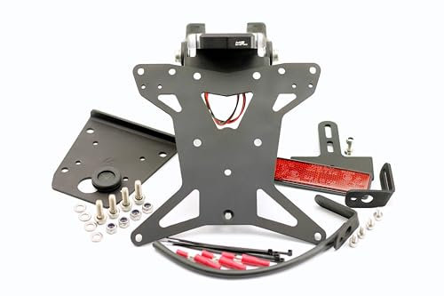 MG Biketec Kurzes Heck - Kennzeichenträger - Kennzeichenhalter geeignet für KTM Duke 125 200 250 390 ab 2024 (172x167mm)