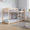 Gecheer Bunk Bed Frame Single Bunk Bed Double Sleeper Beds for Adult and Children 75x190 cm Solid Wood Pine Beds & Accessories