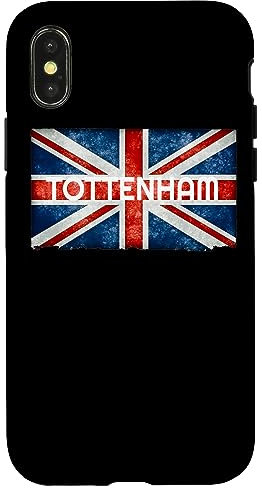 Tottenham England UK Flag Case for iPhone X/XS