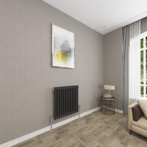 Sky bathroom 600x605mm 2 Column Radiator Horizontal Black Cast Iron radiato Traditional Central Heating Radiator