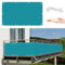 AYLFBFU Sichtschutz Balkon 120x900cm Blickdichte Windschutz und UV-Schutz, Balkonbespannung für Balkon Terrasse Garten, (in div. Größen & Farben), Blau