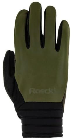 Roeckl Rotterdam 2 Winter Fahrrad Handschuhe lang Olive grün 2025: Größe: 8