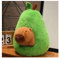 TOPLITHE Avocado Capybara Plüschtier, Weiches Kuscheliges Kuscheltiere Mit Abnehmbarer Avocado Form for Kinder Erwachsene(45CM/17IN)