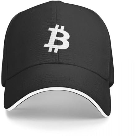 KOSOEII Basecap Bitcoin kryptowährung-Bitcoin BTC Kappe Baseball Kappe Luxus Marke Strand Ausflug Streetwear Herren hüte Frauen