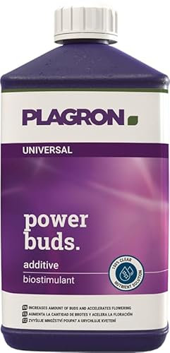 Plagron Power Buds 1L | Bio-Stimulanz | Blütenstimulator | erhöht die Anzahl der Knospen und beschleunigt die Blütenbildung | Grow-Dünger