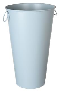 HERSIG - Paragüero Original | Paragüeros de Estilo Moderno en Metal para Paraguas Largos de Color Azul 28,3dx47cm