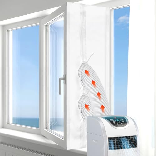 Klimaanlage Klimageräte Fensterabdichtung 500cm für Mobile Klimageräte | Klima Fensterabdichtung Hot Air Stop für Klimaanlagen Wäschetrockner Flügelfenster Dachfenster