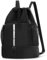 ZXK CO Sportbeutel mit Kordelzug, Wasserdichter Turnbeutel Gym Bag, Sportrucksack mit Schuhfach und Nassfach - Sporttasche für Fitness, Schwimmen, Reisen – Leicht & Atmungsaktiv Schwarz Unisex