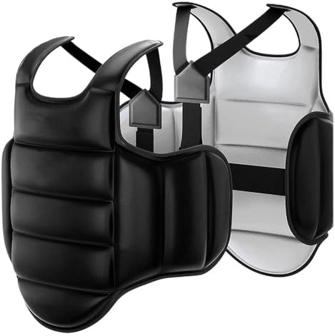 Box-Körperschutz, wendbar, Boxen, Brustschutz, Kickboxen, MMA, Muay Thai, Körperschutz, verstellbar, Kampfsport, Oberbauch-Rippenschutz, Taekwondo TKD Weste
