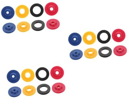 OATIPHO 3 Sätze Duschzubehör Schlauchunterlegscheiben Aus Silikon Durchflussbegrenzer Für Die Dusche Dichtring Wasserschlauch Dichtungsmittel Für Die Kopfdichtung Kieselgel 8 Stück * 3