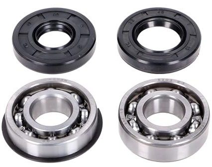 101-Octane Kurbelwellenlager Satz kompatibel mit Puch Maxi E50 alter Motor | Wellendichtringe 22 x 40 x 7 mm, 17 x 40 x 7 mm, Lager 6203N C3, 6203 C3, OEM IP44405 kompatibel mit Puch Maxi S E50