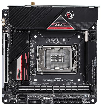 motherboard Scheda madre Fit For ASROCK Z690 DDR5 PHANTOM GAMING-ITX/TB4 for Intel Core i9-12900K i5-12600K i9-13900K PCIe 5.0 x16 M.2 Mini-ITX