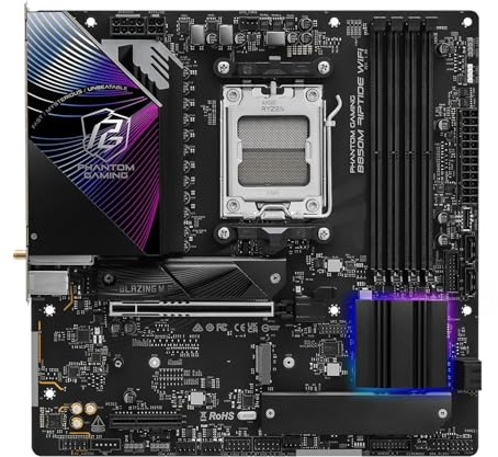 schede madri Fit For ASROCK B850M Riptide WiFi Micro ATX AMD Socket B850 - Ultimo modello Ryzen 9000 8000 7000 Series Scheda madre AM5
