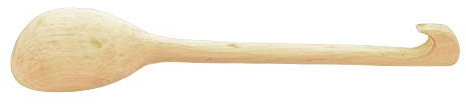 Hofmeister Holzwaren Kelle, mit Haken, Schöpfer aus Espenholz