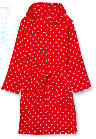 Playshoes Accappatoio in pile per bambini, Vestaglia Unisex - Bambini e ragazzi, Punti, 98/104
