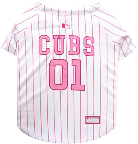 MLB Hundetrikot Chicago Cubs, Gr. M, Rosa