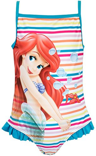 Disney Costume Piscina Costume da Bagno La Sirenetta | Costumi Piscina Bambina | Costumi da Bagno Ragazza Principesse 4-5 Anni