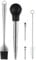 Kaycrown Stainless Steel Turkey Baster with BBQ/Grill Basting Brush, Commercial Grade Quality Rubber Bulb Including 2 Flavor Needles and Cleaning Brush for Easy Clean Up
