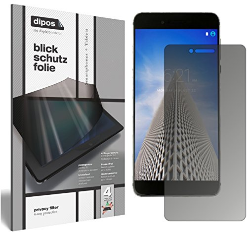 dipos I Privacy Filter compatible with Vernee Mars Pro Screen Protector Anti-Spy 4-Way Protection