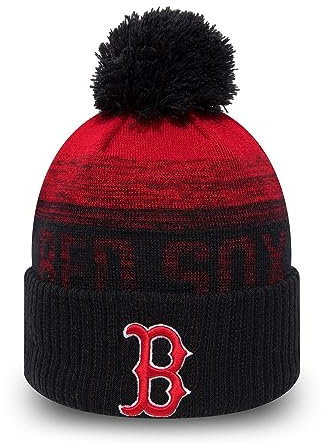 New Era Boston Red Sox MLB Navy Red Sport Beanie - One-Size