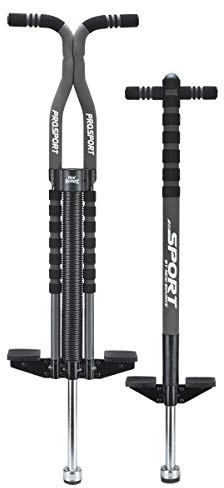 New Bounce Pogo Stick - 2 Pack Combo Set of Soft, Easy Grip Sport Pogo Stick and Pro Sport Pogo