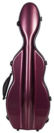 Custodia per violino Fiberglass Ultra Light 4/4 borgogna - shiny M-Case + music bag