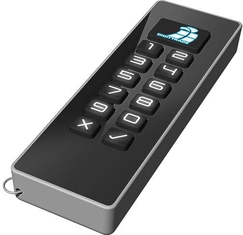 Kobra USB-C Stick 8GB mit Hardware Verschlüsselung und PIN-Eingabe über Tastenfeld, in Deutschland entwickelt und hergestellt, Gussgehäuse, FIPS 197