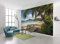 Komar Vlies Fototapete STRANDOASE SÜDSEE | Tapete, XXL, Dekoration, Strand, Palmen, Wohnzimmer, Büro, Flur | Größe 450 x 280 cm (Breite x Höhe) | SHX9-126