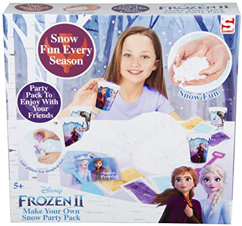 Sambro DFR2-4911 - Schnee zum selber Herstellen mit Glitzer, Disney Frozen II, Party Pack
