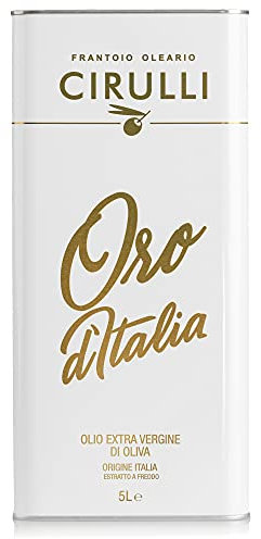 Cirulli Huile d'olive extra vierge italienne extraite à froid, EVO (5 Litres)