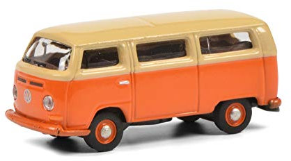 Schuco VW T2a Bus, Modellauto, Maßstab 1:87, orange/beige Version