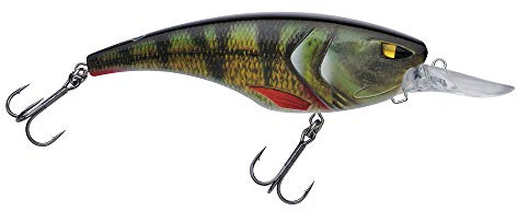 Berkley Zilla Deep Dive Hechtköder – 3–5 m+ tauchender Crankbait mit Roll-Action – mit Fusion 19 Drillingen – bleifrei