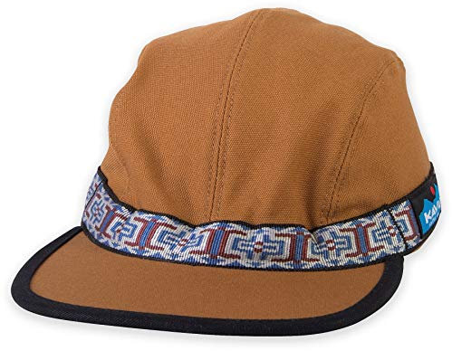 KAVU Organic Strapvisor Strapcap Visier, leicht, Karamell-M