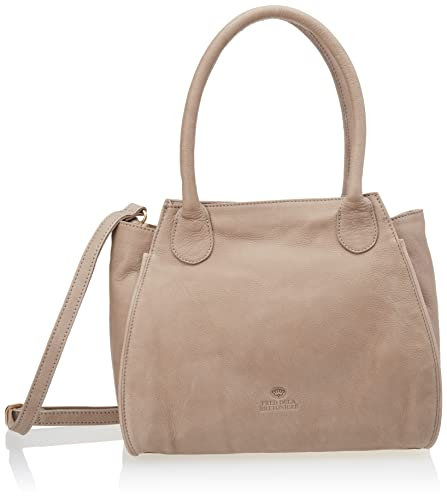 Fred de la Bretoniere Women's FRB0414 Handbag Soft Grain lea, Taupe
