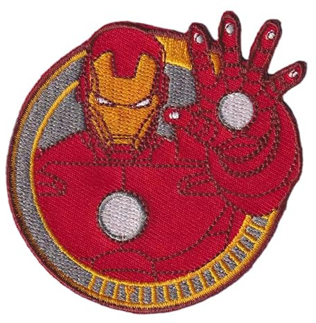 Mono Quick 1809x Avengers Iron-On Patch Marvel Hulk Iron Man Thor Captain America (18093 - Iron Man)
