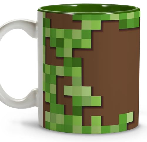 Tazza Maicraf. Tazza Bambini. Idee per Regali Originali. Ceramica. Tazze Colazione. 330 ml. Mine