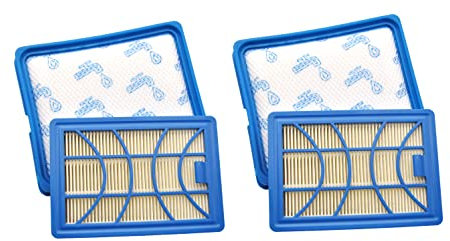 2x Filterset geeignet für Philips PowerPro Expert: FC9729, FC9741, FC9742, FC9743, FC9744, FC974, FC9746, Alternative für das Original: FC6042/01, FC8003/01