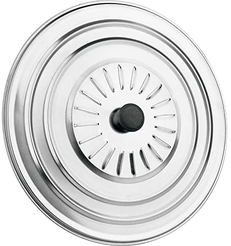 TIENDA EURASIA - Tapa Universal de Acero Inoxidable, Tapa Circular Con Pomo Anti-calor, Tapa Multiusos para Ollas y Sartenes, Tapa para Evitar Salpicaduras (ø20 cm)