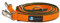 anny-x teilgepolsterte Führleine Classic Bolt Fun Oliv orange 3m
