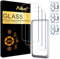 Ailun 3 Pack Screen Protector for iPhone 15 Pro Max[6.7 inch] + 3 Pack Camera Lens Protector,Sensor Protection,Dynamic Island Compatible,Case Friendly Tempered Glass Film,[9H Hardness] - HD[6 Pack]