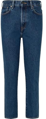Pepe Jeans Damen Slim Jeans Uhw PL204590 Jeans, Blue (Denim-CT9),