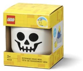 Room Copenhagen LEGO Aufbewahrungskopf (Mini) – weißes Skelett