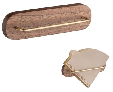 VANDROOP Coffee Filter Holder for Wall, Cone Coffee Filter Holder Storage