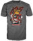 Funko Pop! Tee: Deadpool - King Deadpool - Large - T-Shirt, Maglietta - Vestiti - Idea Maniche Corte per gli Adulti Uomini e Donne - Merchandising Ufficiale - Movies Fans
