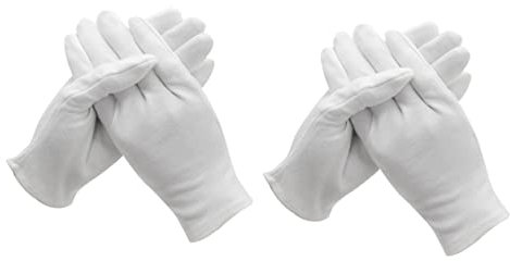 Gadpiparty 12 Paare Industriehandschuhe Warme Arbeitshandschuhe Sechseckige Bodenaufkleber Handschuhe Für Die Arbeit Gartenhandschuh Weiche Handschuhe Reinigungshandschuhe Wen Wan Weiß