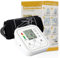Maxter Tensiometro de Brazo Digital con VOZ en ESPAÑOL ON/OFF y Cable USB 1m (Sin Batería) Medidor Tension Arterial y Frecuencia Cardíaca - Monitor de Presión Arterial con Manguito y Memoria 2x99