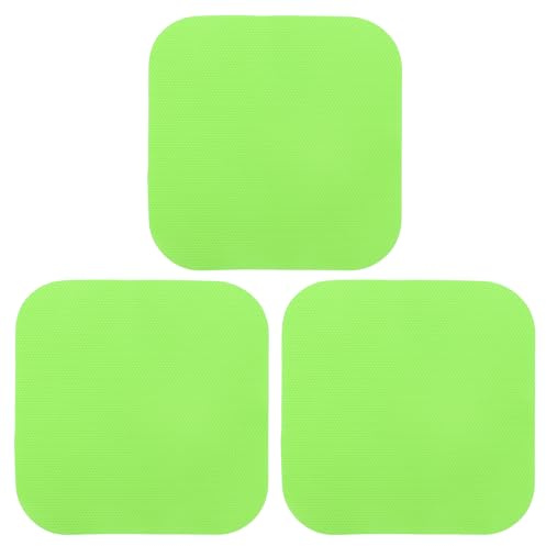 sourcing map 3 x Gummi-Glasöffner-Greifer, wärmeisolierte Greifer-Pads (grün)